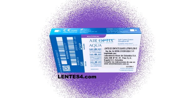 Air Optix Aqua Multifocal - Lentes de contacto LENTES4.com - Back FRC
