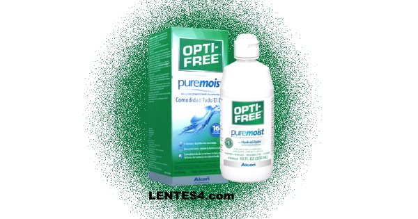 Opti-Free Puremoist 300mL - Soluciones LENTES4.com front