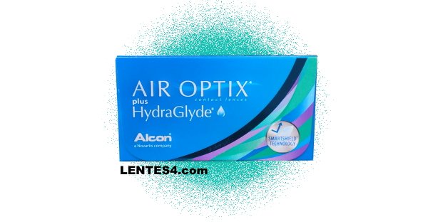 Air Optix Plus HydraGlyde Hipermetropía - LENTES4.com - Lentes de Contacto - Front FR