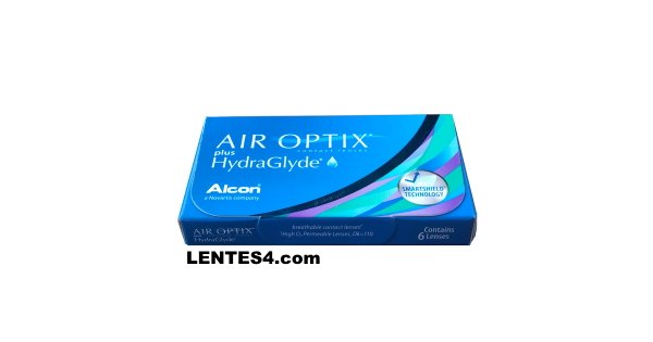 Air Optix Plus HydraGlyde - LENTES4.com - Lentes de Contacto - Miopía V1 Along Front